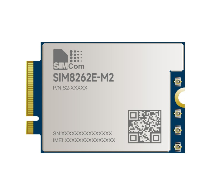 Module 5G SIM8262E-M2 của SIMCom – chuẩn M.2, tích hợp Qualcomm Snapdragon X62, hỗ trợ 5G NR/4G/3G đa chế độ