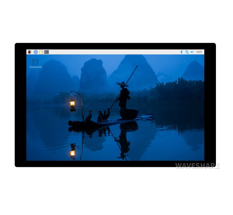 Màn hình cảm ứng điện dung 8 inch Waveshare, giao tiếp DSI, độ phân giải 800×1280, kính cường lực quang học, hỗ trợ cảm ứng 10 điểm