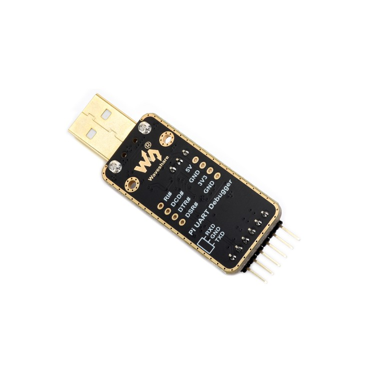Module chuyển đổi USB sang UART cho Raspberry Pi 5 – Cổng Type-A, tích hợp UART onboard, hỗ trợ tốc độ truyền cao
