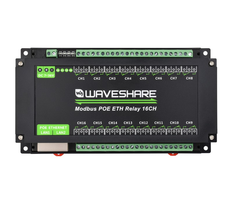 :Modbus POE ETH Relay 16CH
