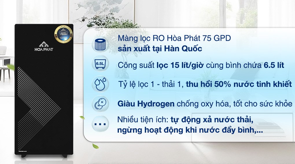 Máy lọc nước RO Hòa Phát HPU488 11 lõi