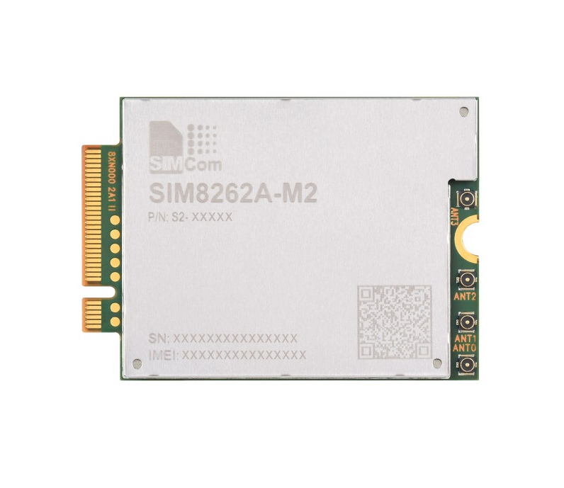 Mô-đun 5G SIM8262A-M2 của SIMCom – chuẩn M.2, tích hợp Snapdragon X62, tương thích nền tảng Waveshare, hỗ trợ 5G/4G/3G đa chế độ